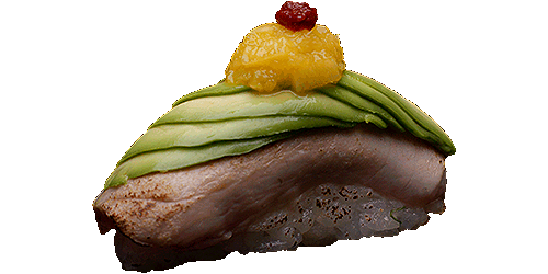 opalany TUŃCZYK awokado mango